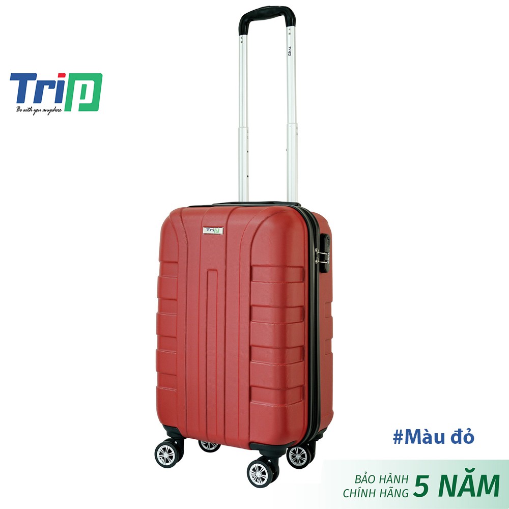 Vali nhựa TRIP P12 20inch xách tay lên máy bay bảo hành 2 năm chính hãng, 1 đổi 1 trong 12 tháng