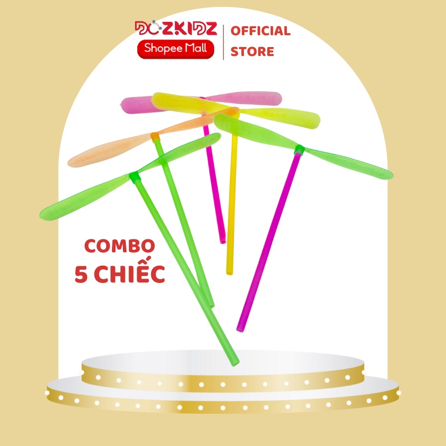 Combo 5 chiếc chong chóng, đồ chơi giải trí tuổi thơ cho bé - DOZKIDZ