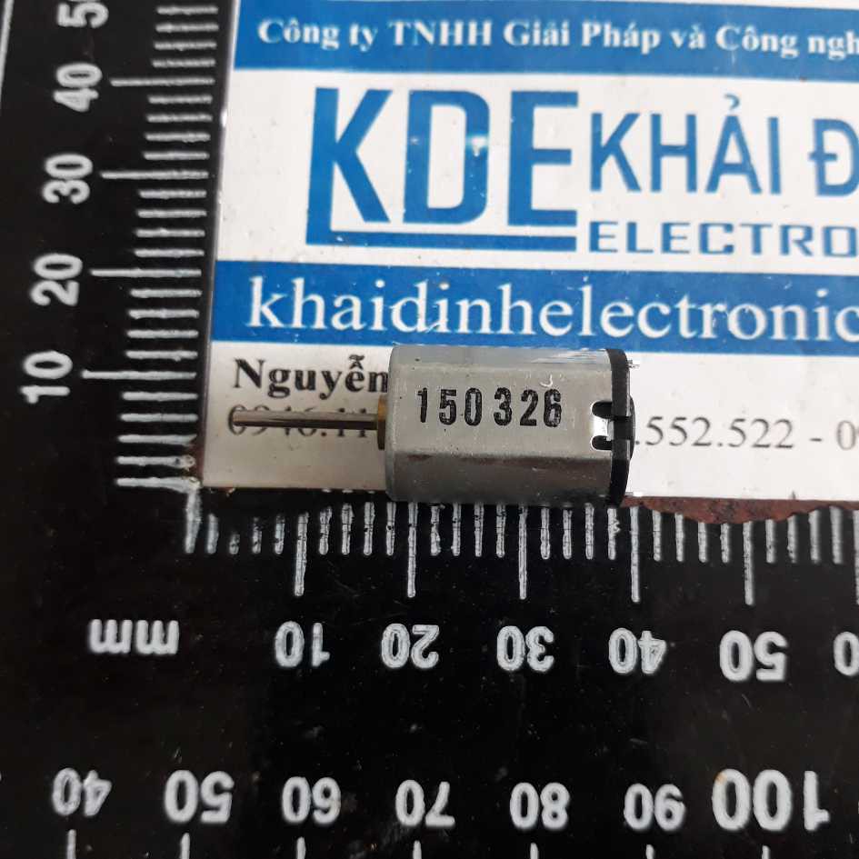 động cơ DC Q30 150326 1,5-12Vdc trục 1,5mm 15328V/P áp 3V kde3028