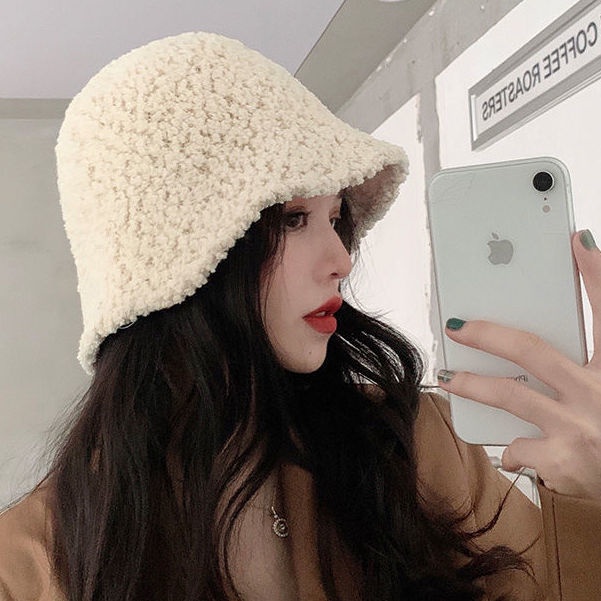 [SẴN]- Mũ nón bucket len cừu phong cách Ulzzang (M56)