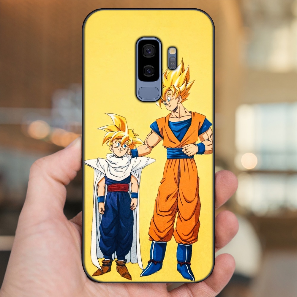 Ốp lưng Samsung S9 Plus viền đen in hình Gohan Dragon Ball