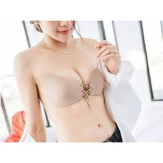 Áo ngực dán nâng ngực cánh tiên tạo khe dây rút N300