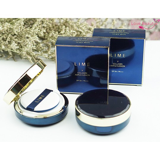 Phấn Nước Dưỡng Da Trắng Mịn - LIME V Collagen Ample Cushion SPF 50+/ PA +++ | BigBuy360 - bigbuy360.vn