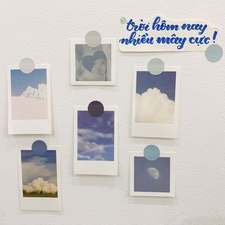 Set 30 Hình in Theme Mây Cảnh - Set Hình in kiểu polaroid hình Bầu Trời