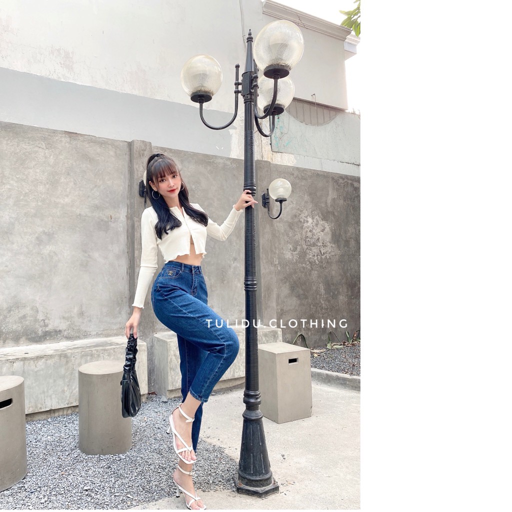 Quần Jean Nữ Dáng Baggy Cạp Lưng Cao Trơn 🥑 Hàng Cao Cấp 🥑 Quần Bò Nữ Co Giãn [Ảnh thật] #BY88.11 | BigBuy360 - bigbuy360.vn