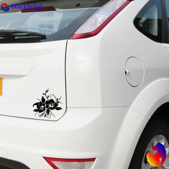 Miếng dán phản quang hình hoa trang trí xe hơi