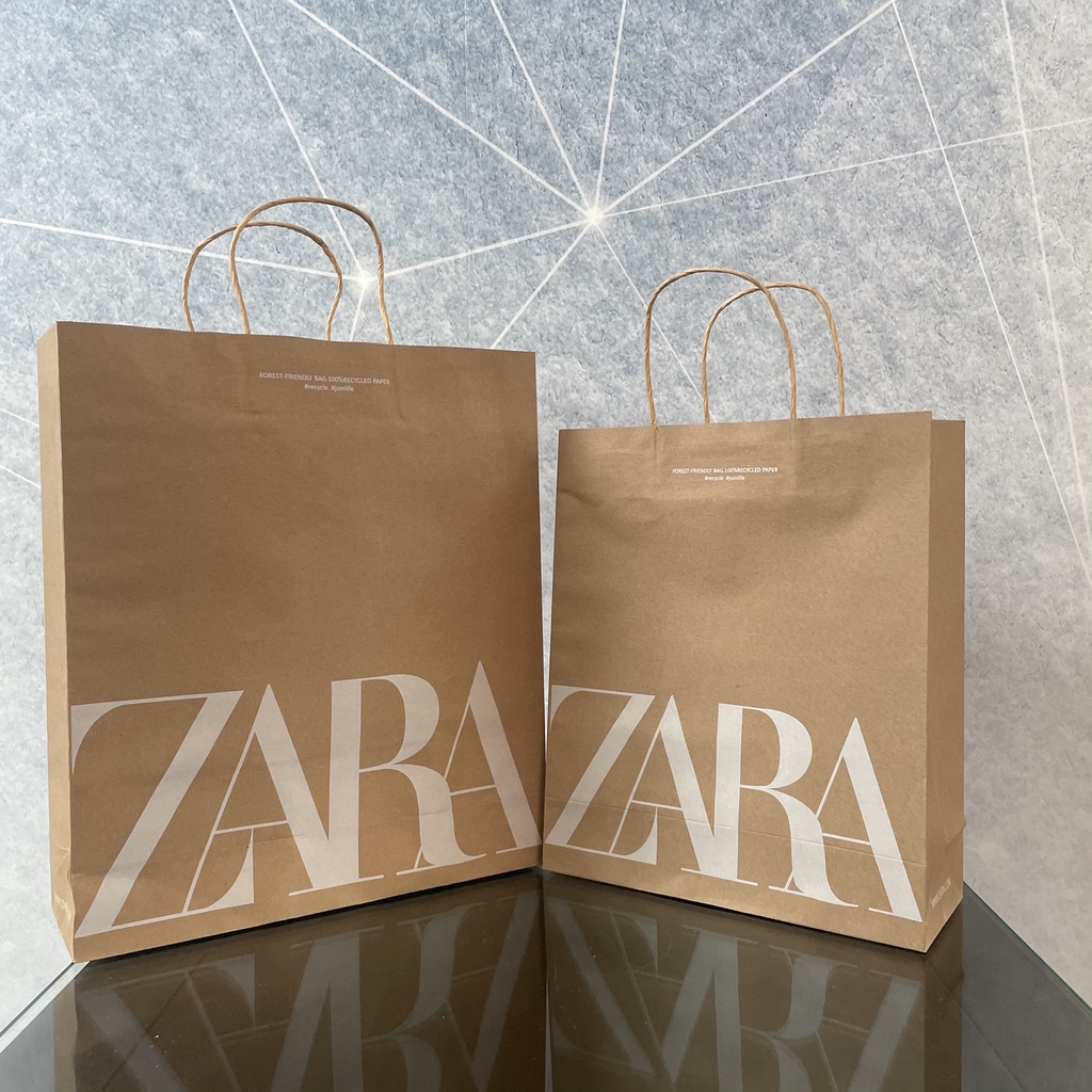 Túi Giấy Đựng Quà ZARA 3 Kích Cỡ Tiện Lợi