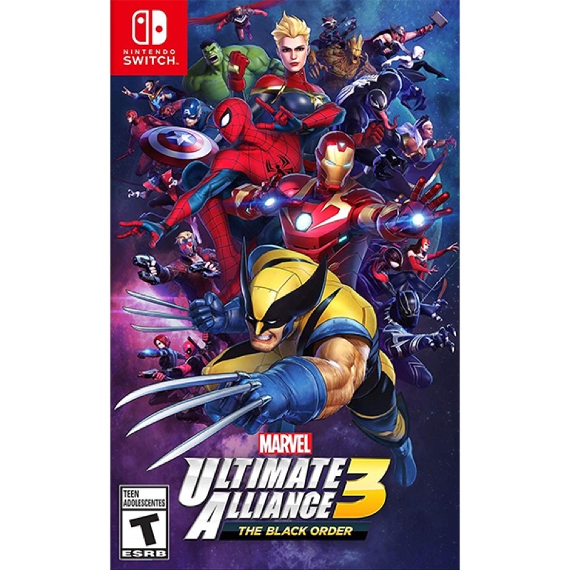 Đĩa game nintendo switch : Marvel Ultimate Alliance 3 The Black Order