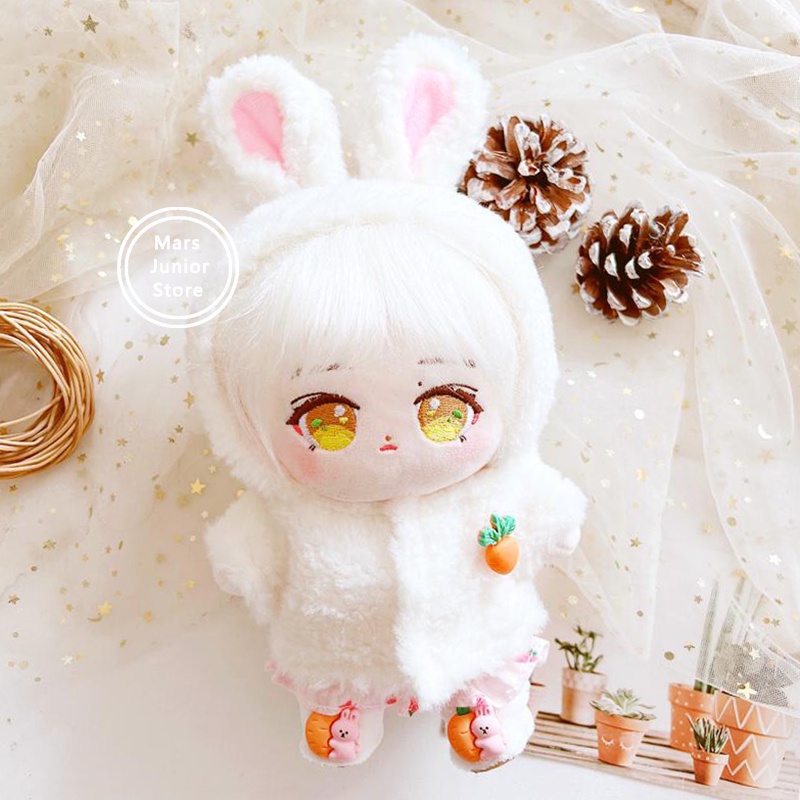 Thỏ Nhồi Bông 20CM Thay Thế Cho Búp Bê JIMIN LISA SANA