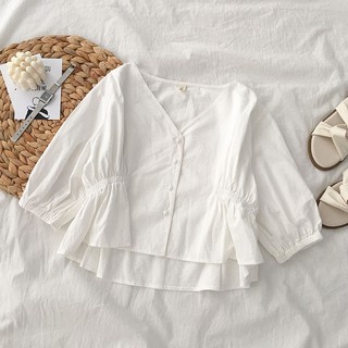 Áo babydoll kiểu croptop ( CÓ SẴN)