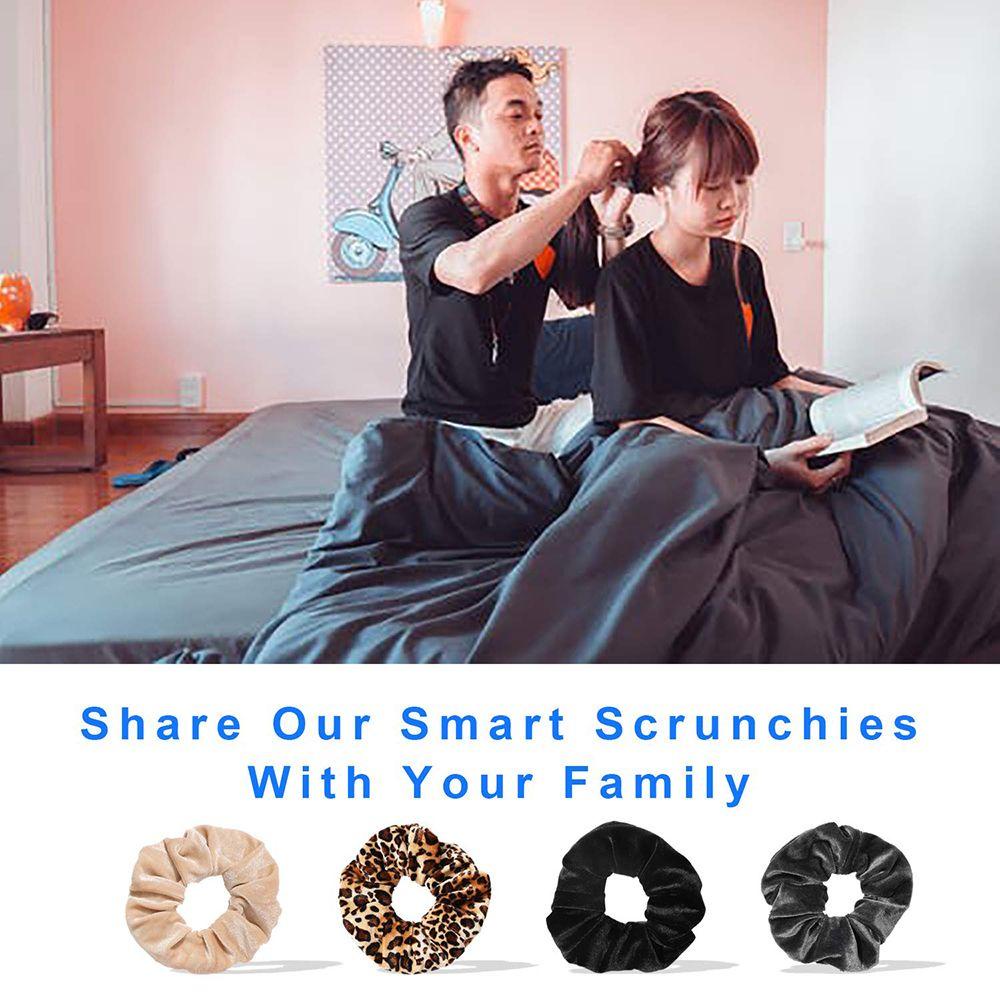 Dây Cột Tóc Co Giãn Bằng Vải Nhung Thời Trang Dành Cho Nữ