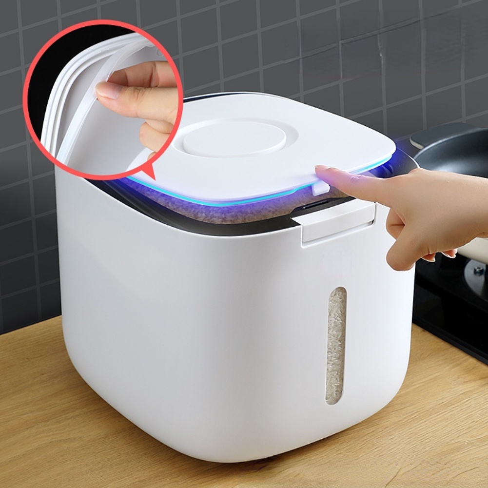 Thùng Đựng Gạo Thông Minh - Chống Ẩm, Chống Mối Mọt - Loại 5kg và 10kg - kín có thể tháo rời Oxygen072