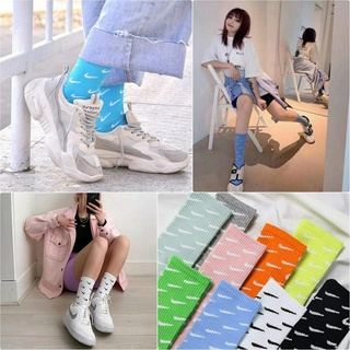 Tất Vớ Cổ Dài Nike in Nhiều Hình Logo Móc