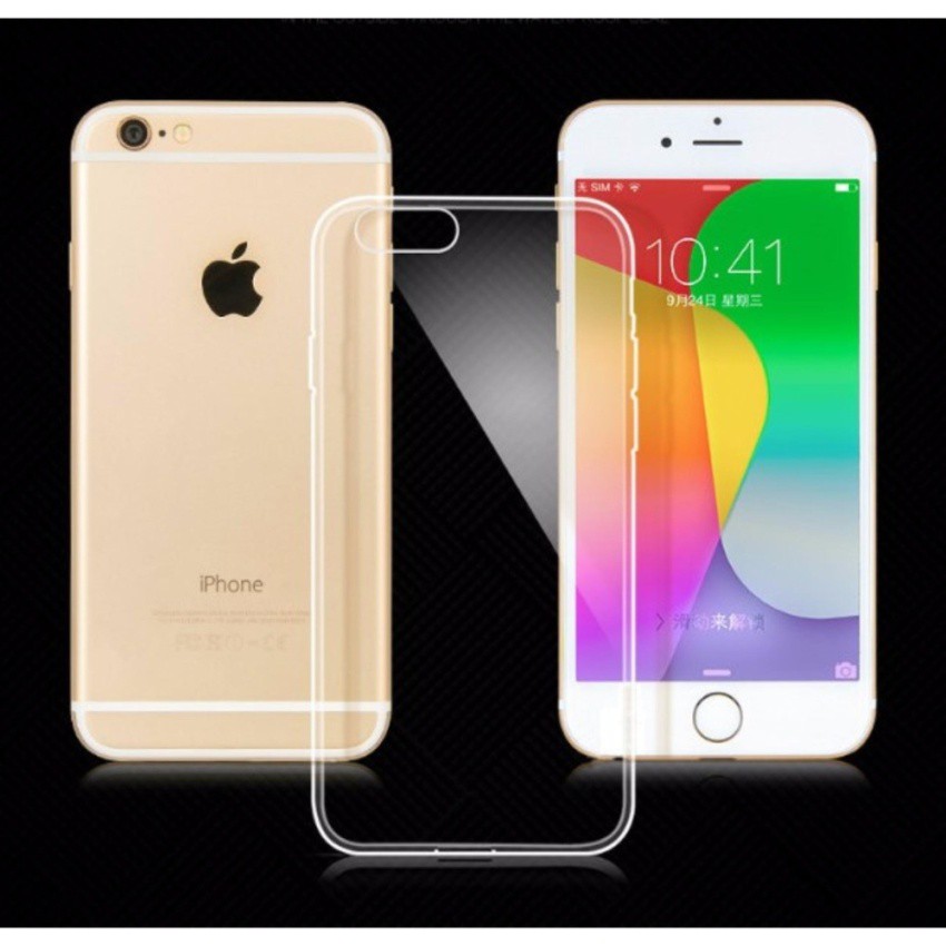 Ốp Lưng dẻo silicon trong suốt IP 6 / 6S
