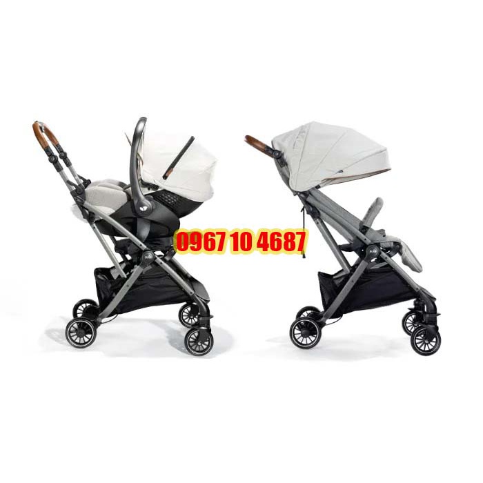 Xe đẩy cho bé Joie Tourist Signature Oyster - Eclipse