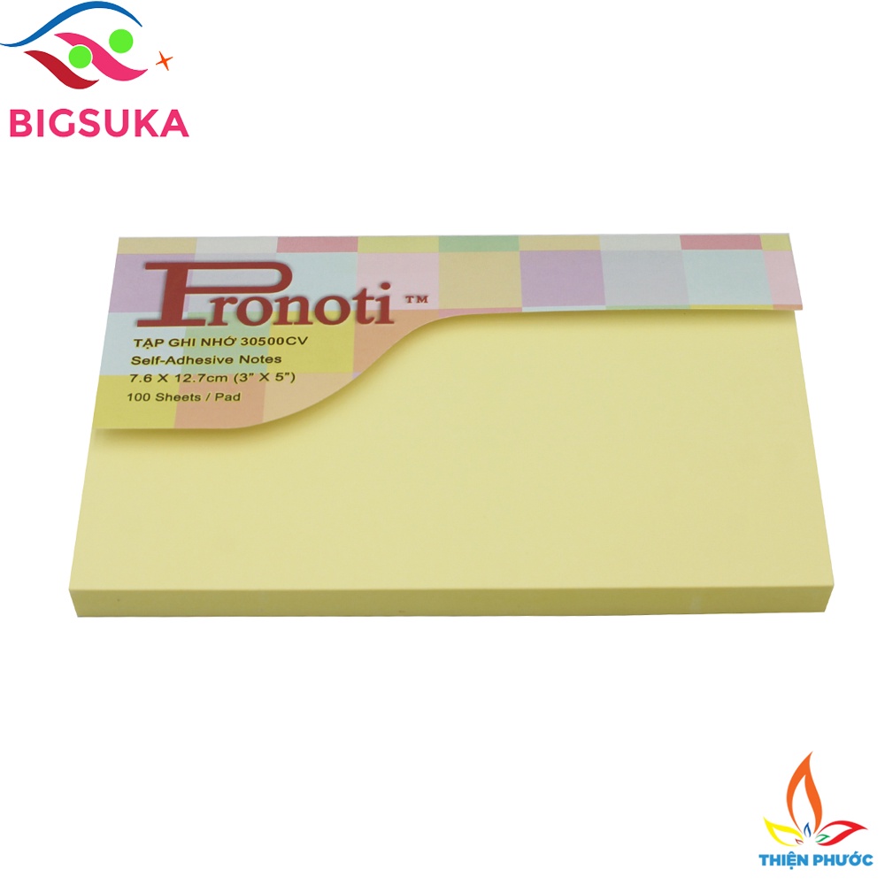 Giấy Note ghi chú Pronoti 2x3mm 100 tờ BIGSUKA