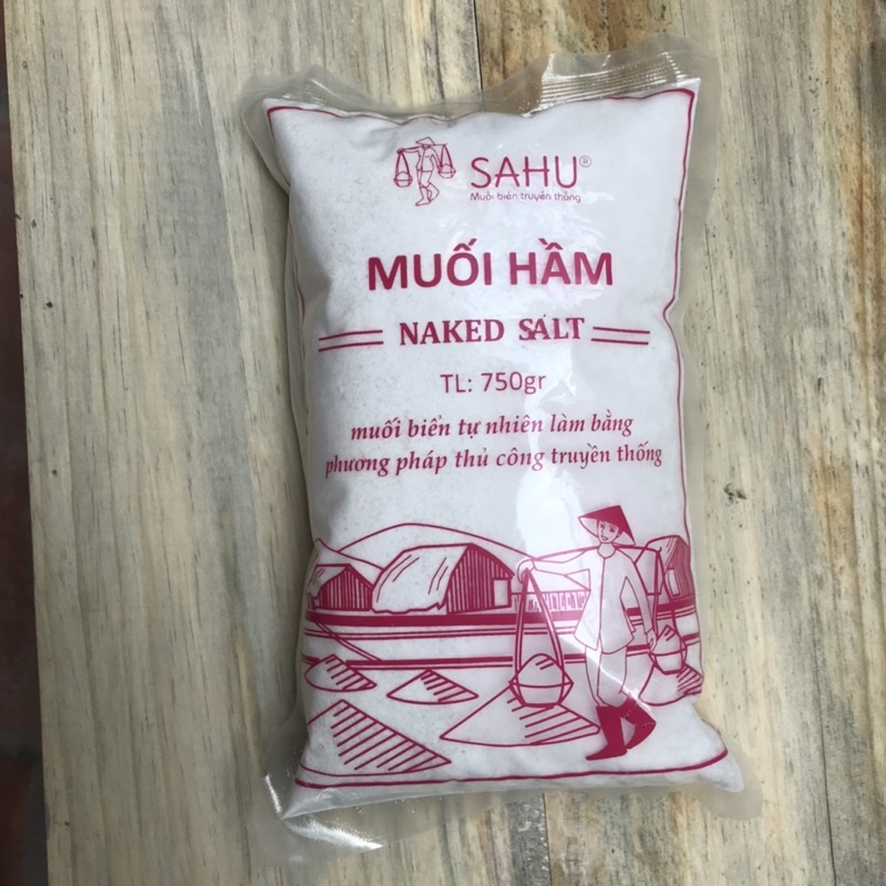 [Sahu] Muối Hầm 750g- Sa Huynh Naked Salt