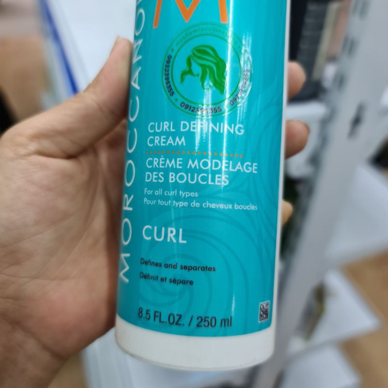 Kem định hình sóng xoăn Moroc Curl building cream 75ML - 250ml