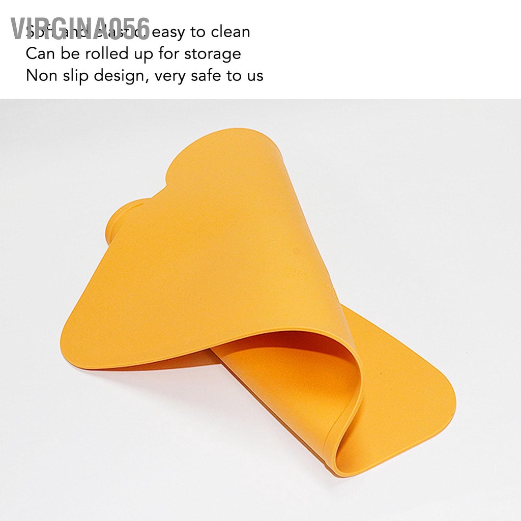 Virgina056 Silicone Placemat dày cách nhiệt Cách chống trơn trượt mềm đàn hồi chịu cho nhà hàng khách sạn