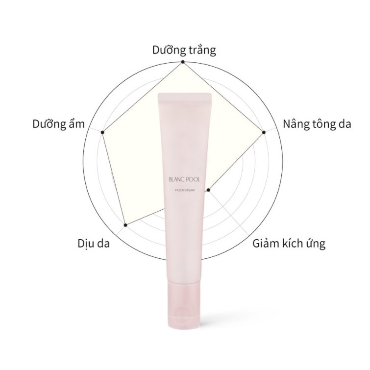 [COCOROO] Kem nâng tone BLANC POOL / filter cream dưỡng trắng | BigBuy360 - bigbuy360.vn