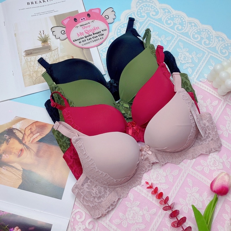 Áo ngực Thái Lan , áo lót nữ đệm dày siêu nâng 5cm không gọng cao cấp