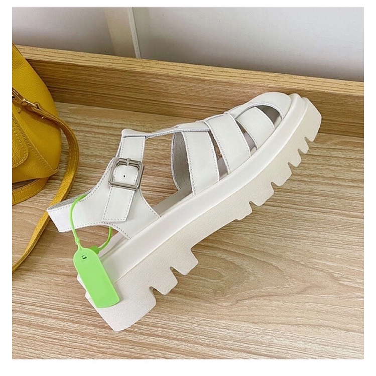 Sandal da đan ngang . xuất uk