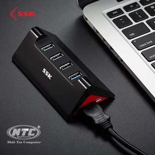 Hub Chia Cổng USB 3.0 Từ 1 Ra 4 SSK SHU835