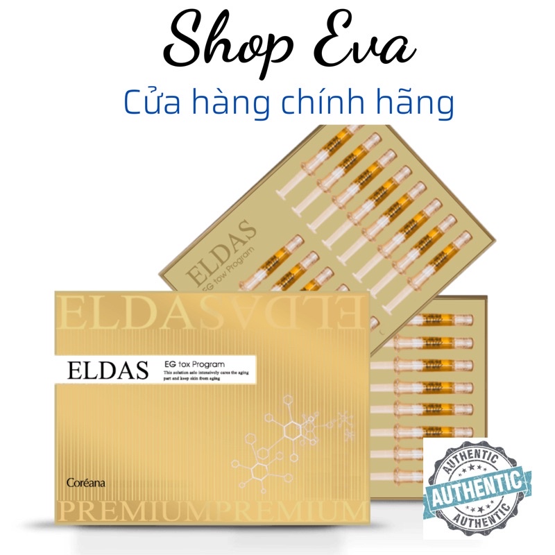 30 ống Eldas Serum Tế Bào Gốc Chống Lão Hóa Phục Hồi Tái Tạo Da