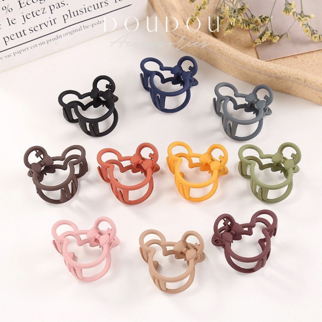 Kẹp tóc càng cua DOUDOU Kẹp mái Cặp tóc càng cua phong cách Hàn Quốc xinh xắn đáng yêu size nhỏ ZJ017