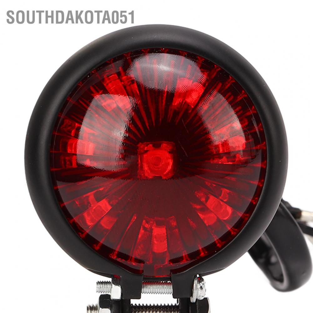 Hàng Sẵn Đèn hậu LED tròn xi nhan Xe máy cổ điển Phanh chạy Ánh sáng 12V cho Kawasaki, Yamaha, Honda【Southdakota051】