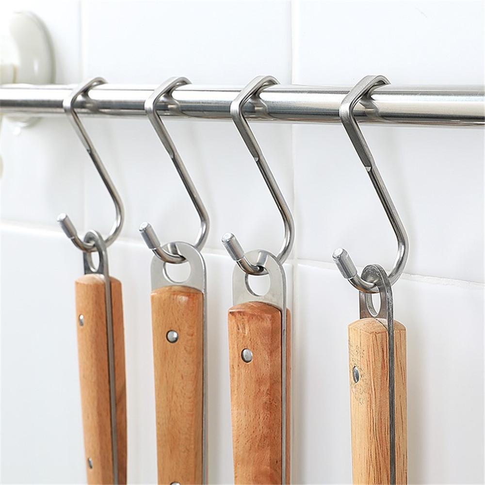 Móc Treo Đồ Hình Chữ S Bằng Thép Không Gỉ Tiện Dụng