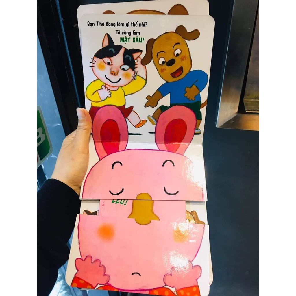 Sách Ehon Tương Tác: Lêu Lêu Mặt Xấu- Ai Đấy Nhỉ?- Nhà Của Ai Thế Nhỉ?- Món Gì Ngon Thế Nhỉ? - lớn lên trông mình như th | BigBuy360 - bigbuy360.vn