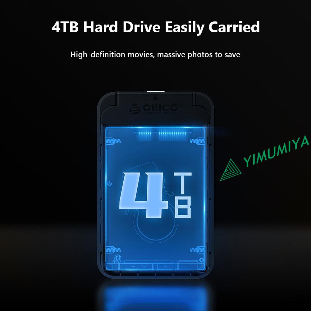 Vỏ Đựng Ổ Cứng Ngoài Yi Orico 2520c3 Type-C Hdd Ssd 4tb 2.5 Inch | BigBuy360 - bigbuy360.vn
