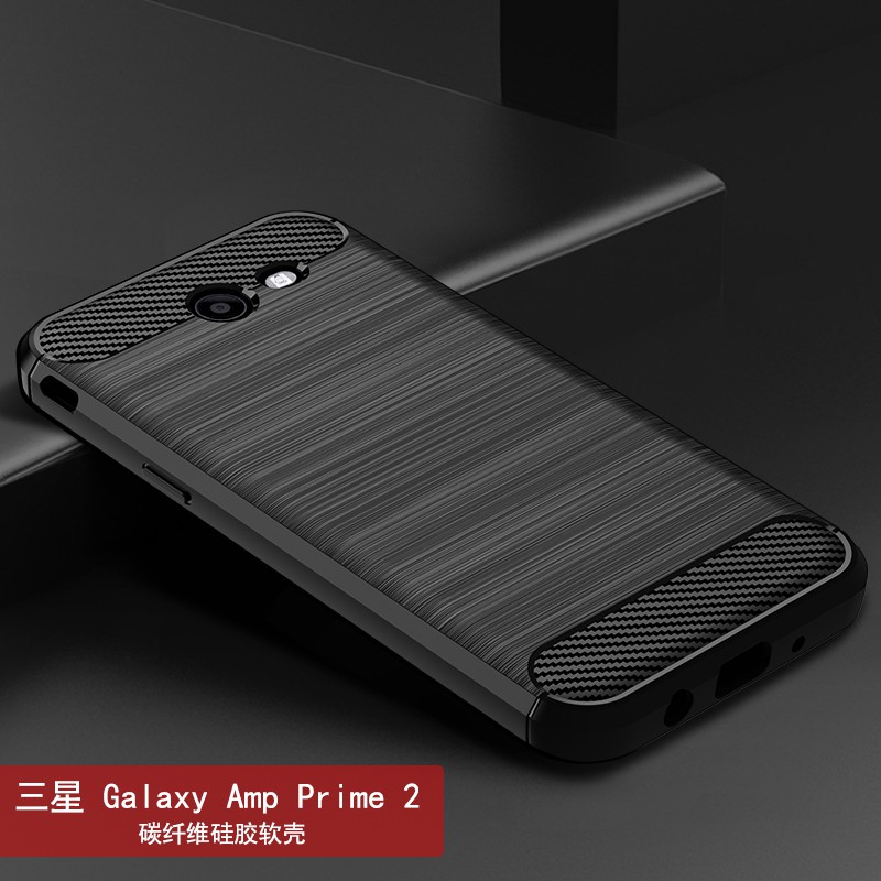 Ốp điện thoại sợi carbon cho Samsung Galaxy Wide2 Wide3 Jean4 Jean2 Amp Prime 2 3