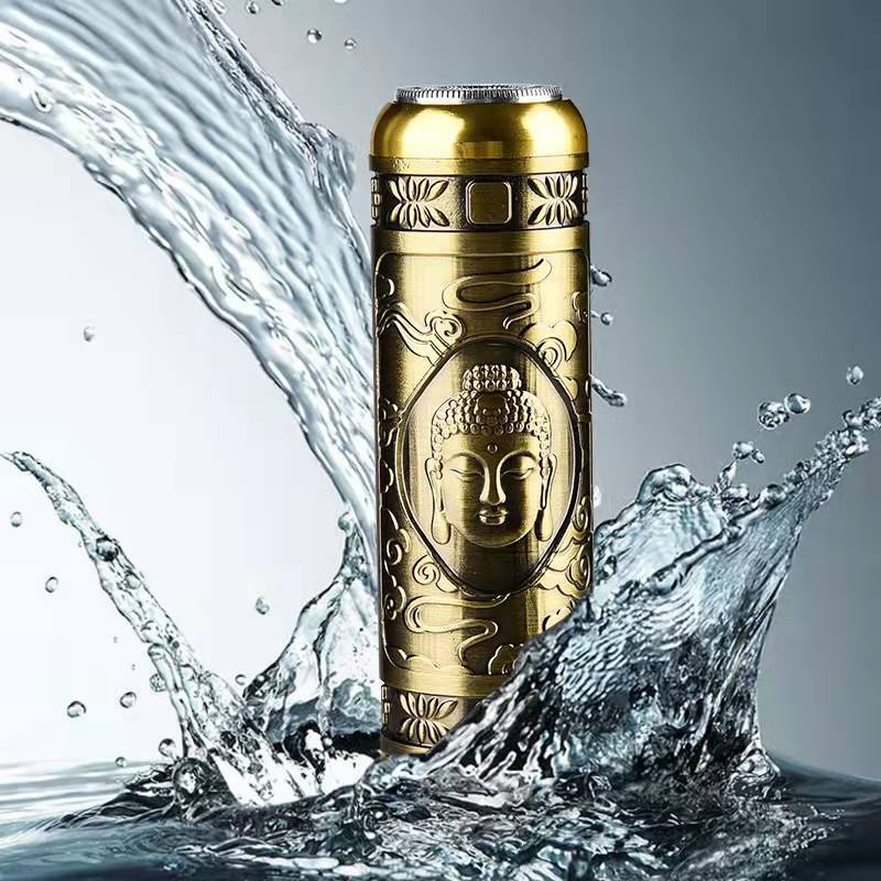 Máy cạo râu mini cầm tay sạc điện cho nam giới, máy cạo râu đầu phật di động