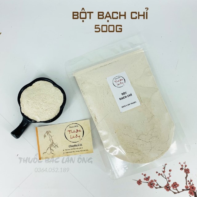 Bột Bạch Chỉ Nguyên Chất 500g