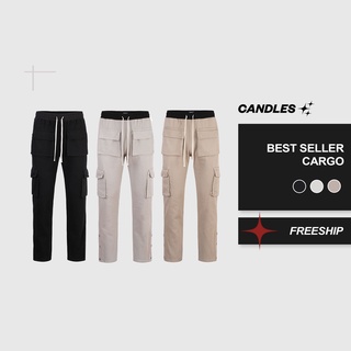 Quần cargo nam túi hộp cúc bấm 01 Candles Studio
