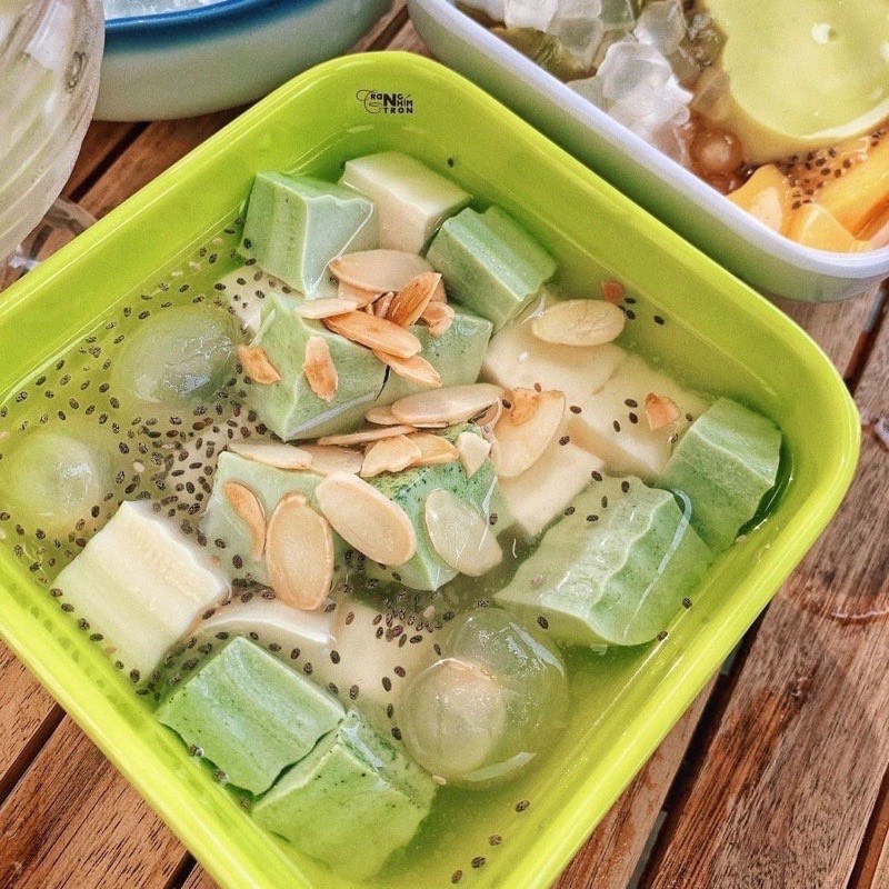 Chè khúc bạch tự nấu 12 chén 4 vị thạch - Set nguyên liệu tiện dụng, dễ nấu, chuẩn vị