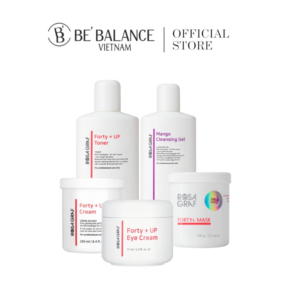 Be'Balance Bộ 5 sản phẩm chăm sóc da ROSAGRAF