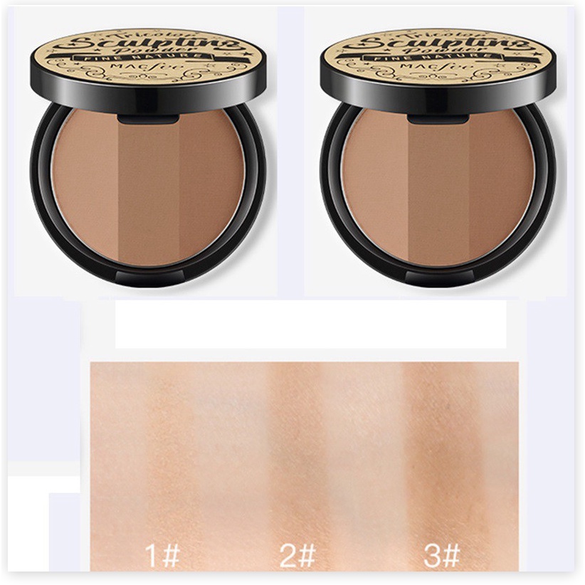 Phấn Tạo Khối 3 Màu Macfee Tricolor Sculpting Powder MAC03 | BigBuy360 - bigbuy360.vn