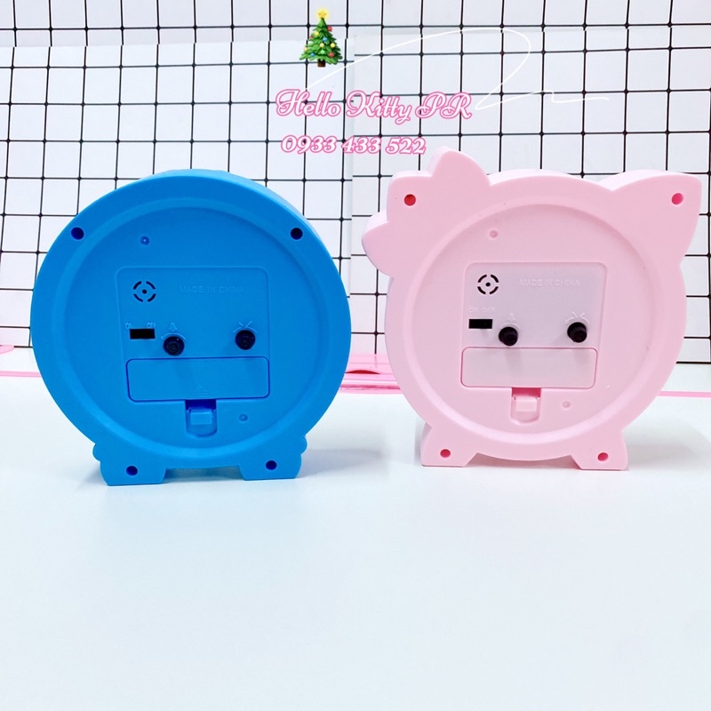 Đồng hồ báo thức Helo Kitty - Doremon Doraemon