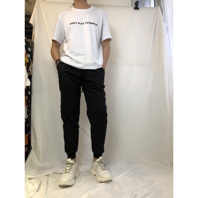 Quần jogger thun gân thể thao unisex | BigBuy360 - bigbuy360.vn