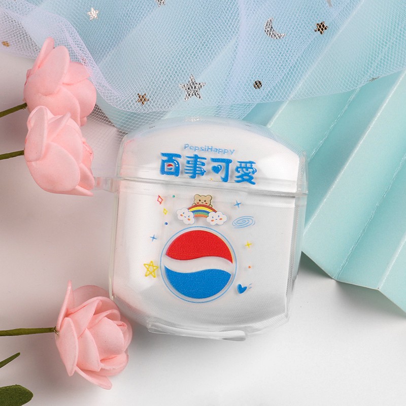 Vỏ Bảo Vệ Hộp Sạc Tai Nghe Airpods Bằng Silicon Mềm Trong Suốt Hình Edifier Walker | BigBuy360 - bigbuy360.vn