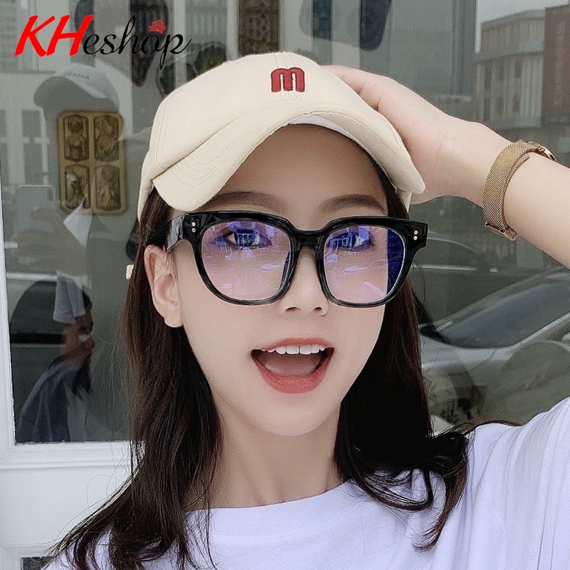 [Đẳng cấp] Kính  0 độ Gọng Vuông Chữ V màu đen siêu hot, phù hợp nam nữ tuổi Teen đi nắng cực đỉnh mã Y2203