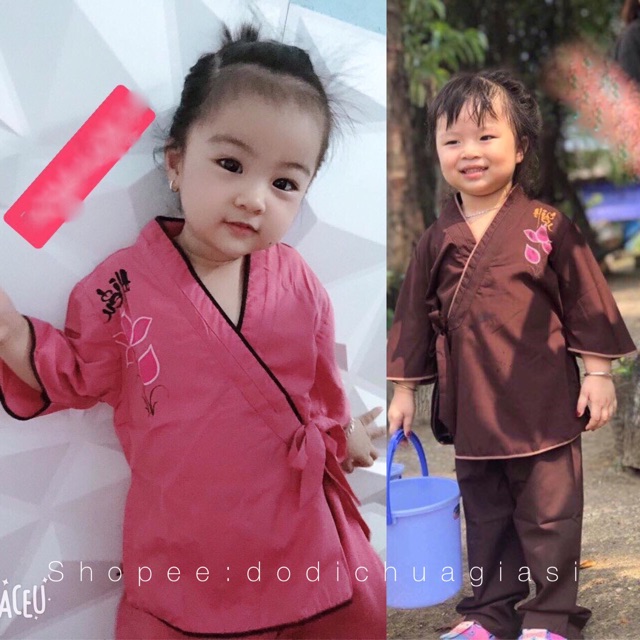 Đồ Lam Đi Chùa Cho Bé # Nhật Nơ Vẽ Bé # Đồ Bộ# Quần Áo Bé