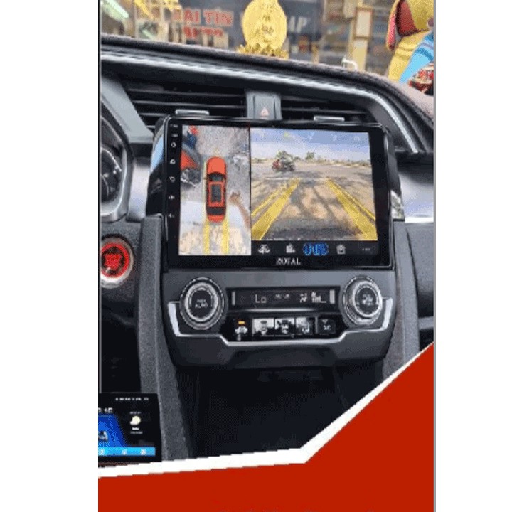 Màn hình DVD Android Carfu liền camera 360 cho xe Nissan mới nhất