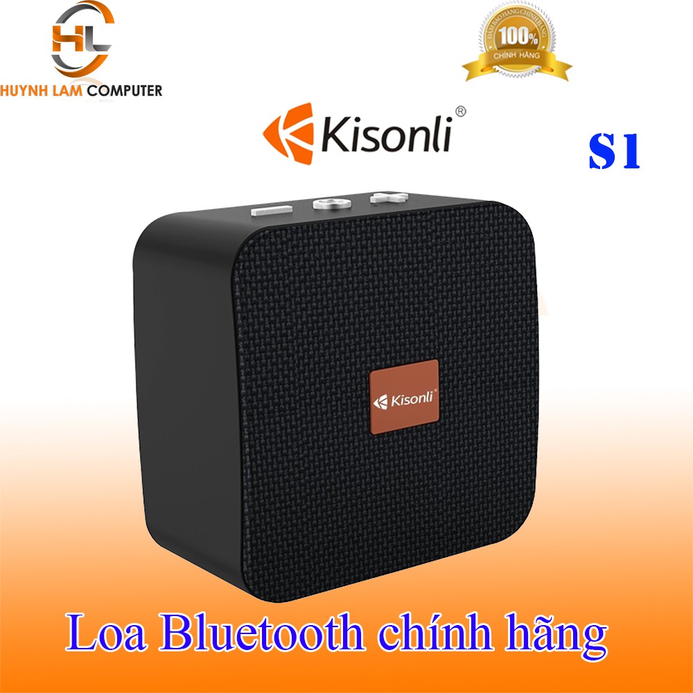 Loa Bluetooth mini Kisonli S1 nhỏ gọn âm thanh to sôi động - Hãng phân phối