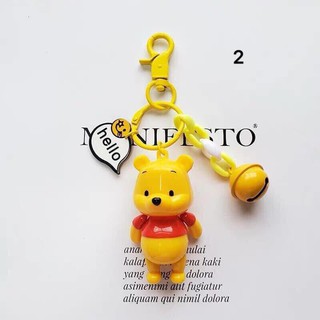 set 3 móc chìa khóa
