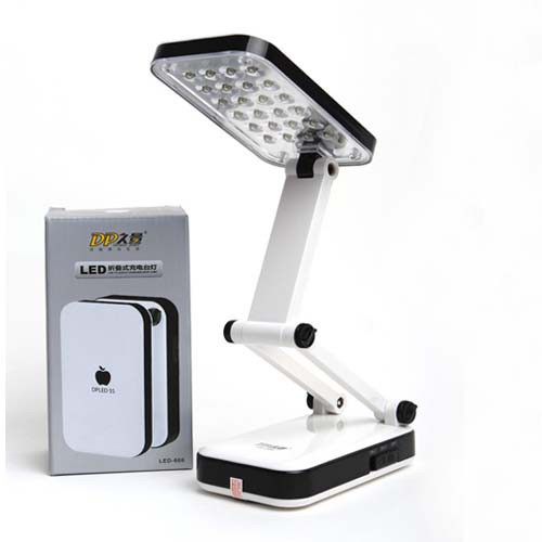 Đèn LED để bàn ( Yage), Đèn LED Để Bàn Hình Iphone Gấp Gọn 24 Bóng (Trắng) siêu sáng - Hàng cao cấp