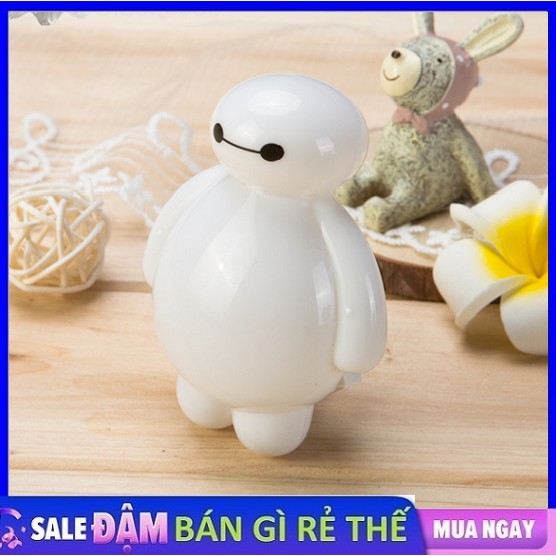 Đèn ngủ tạo hình Baymax hoạt hình cực kì dễ thương, Đèn ngủ Siêu Tiết Kiệm Điện, Bóng Đèn Led Tuổi Thọ Cao, Ánh Sáng diu